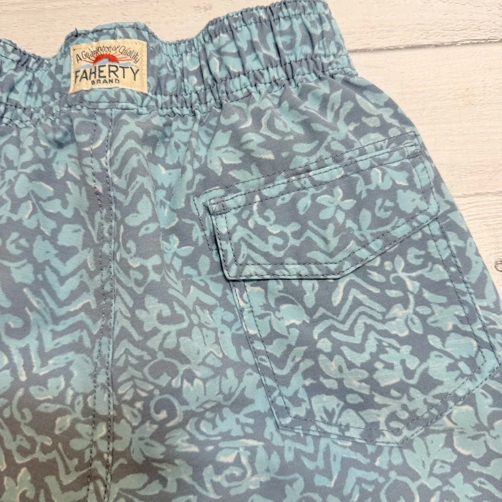 Faherty kids blue swim short size‎ 5